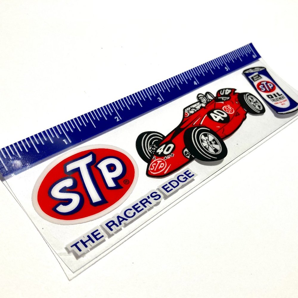 STP ‘The Racer’s Edge’ 5 Plastic Rulers - Picture 2 of 6